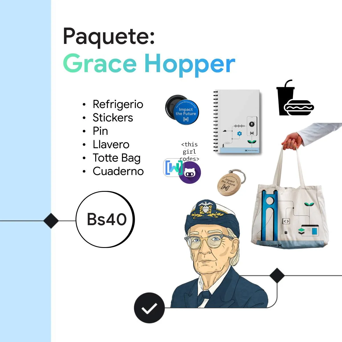 Paquete Grace Hopper